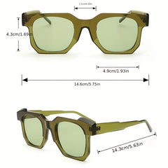 Y2K Punk Style Sunglasses Solid Outdoor Eyewear UV400