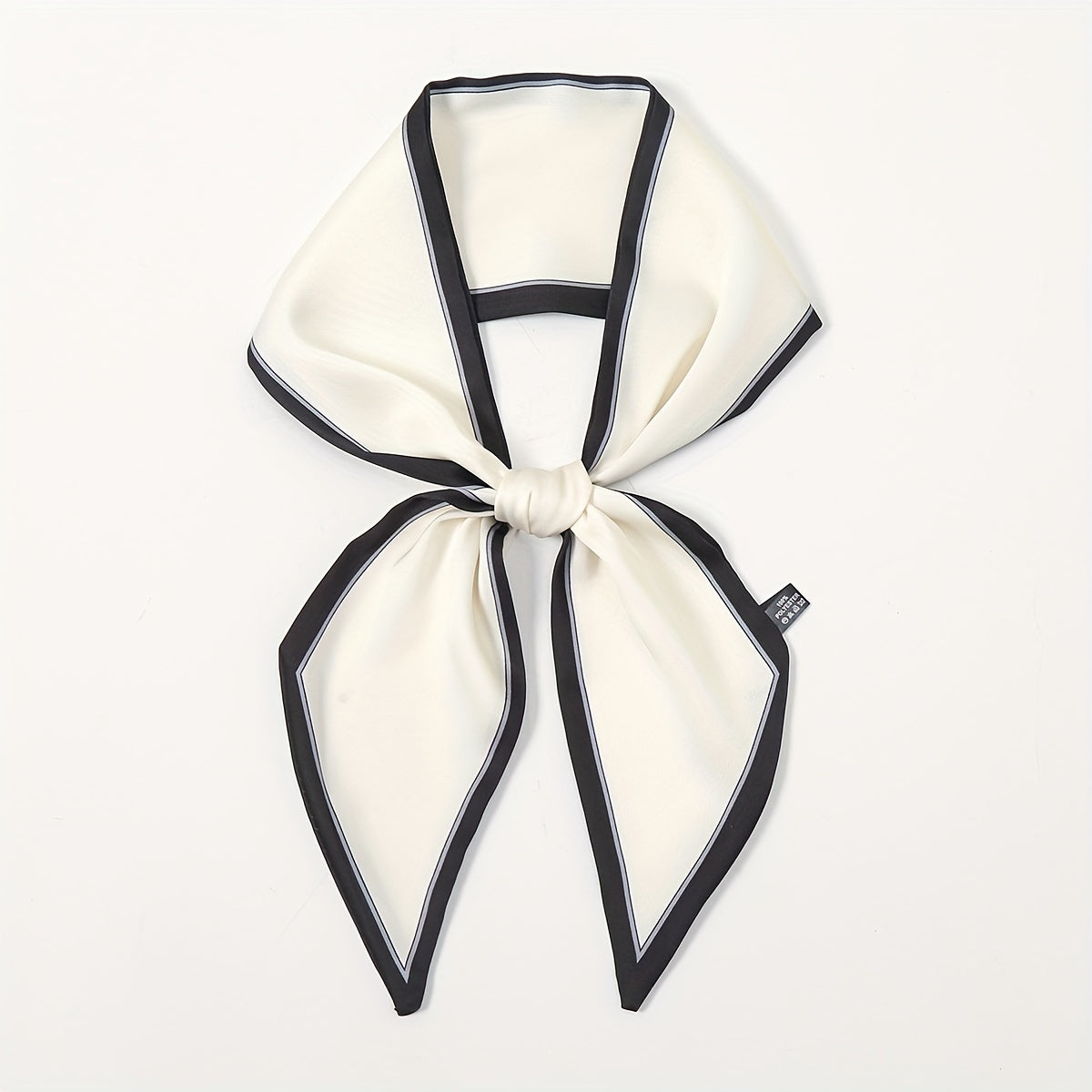 Solid Satin Skinny Scarf Neckerchief Hair Ribbon Twilly Scarf
