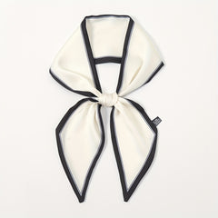 Solid Satin Skinny Scarf Neckerchief Hair Ribbon Twilly Scarf