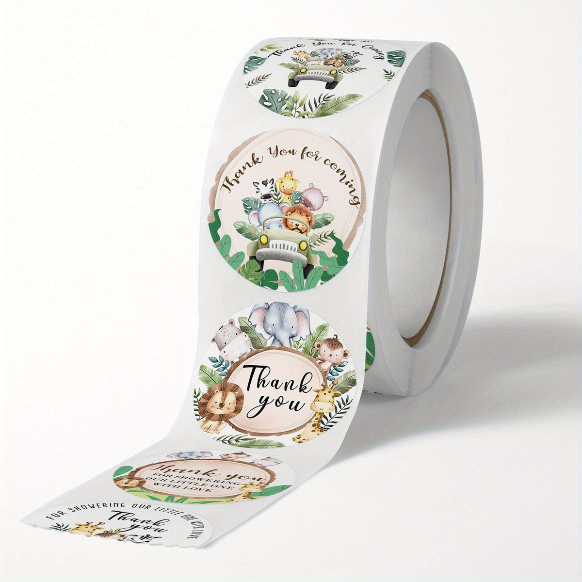 Cartoon Animal Stickers Packaging Holiday Decorations Thank You Stickers