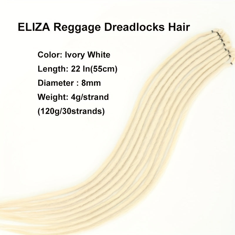 100 Reggage Locs Hair Extensions Synthetic Dreadlocks for Men Women Unisex