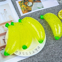 3pcs Simulation Banana Squeeze Toy Anti Anxiety Decompression Toys