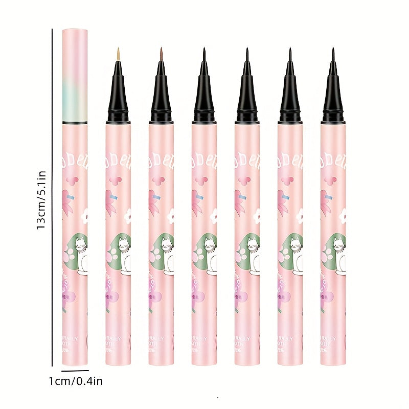Ultra Fine Liquid Eyeliner Brightens Eyelids Waterproof Non-Smudge