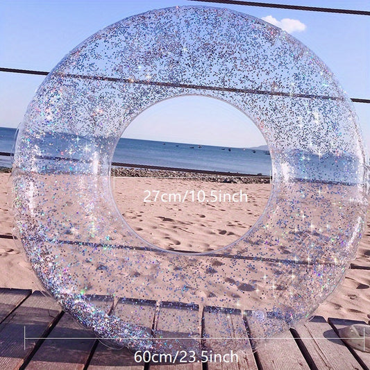 Pool Time Sequined Swimming Ring for All Ages