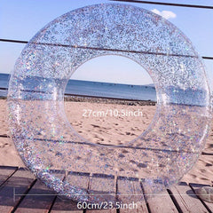 Pool Time Sequined Swimming Ring for All Ages