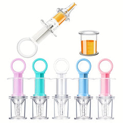 Baby Medicine Feeder 6pcs Sets Infant Silicone Dispenser Syringe