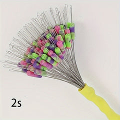 100pcs Silicone Space Bean Anti collision Bean Fishing Line Group