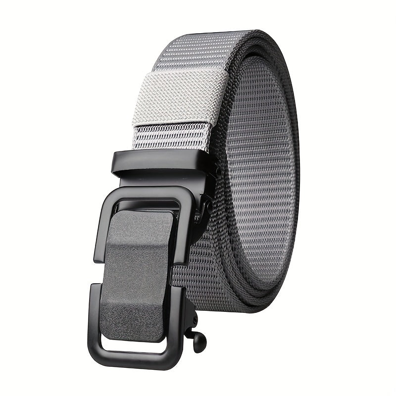 Men's Outdoor Training Belt Nylon Webbing Metal Buckle Work Belt