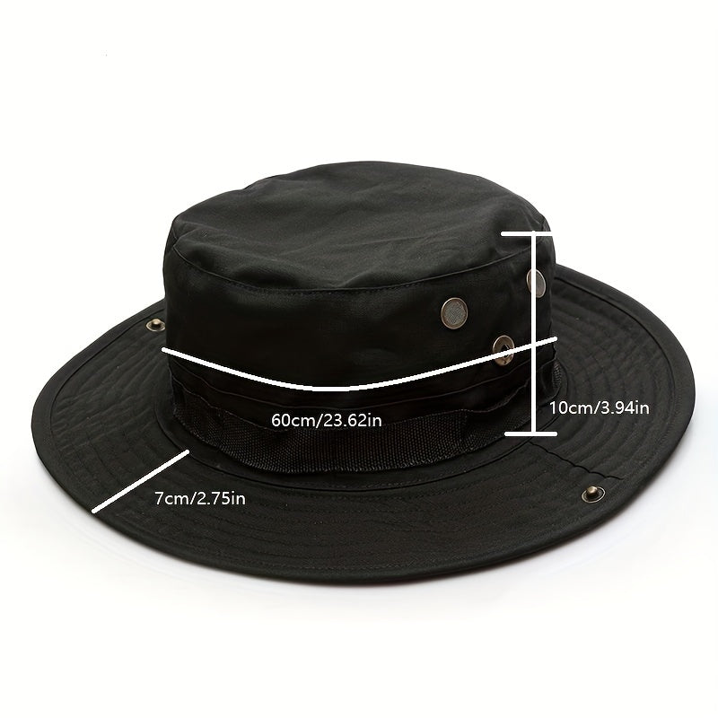 Camouflage Military Bucket Hat Summer Outdoor Training Fishing