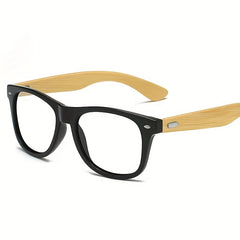 Men's Wood UV Resistant Sunglasses for Outdoor Party