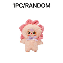 Creative Longear Rabbit Plush Toy with Expressive Eyes & Floral Accents