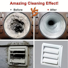 Dryer Vent Cleaner Kit Lint Remover Brush Flexible Refrigerator Coil Brush