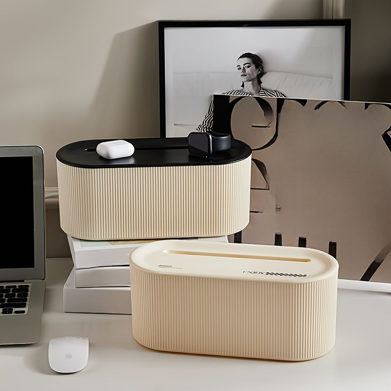Cable Storage Box for Living Room Power Plugs