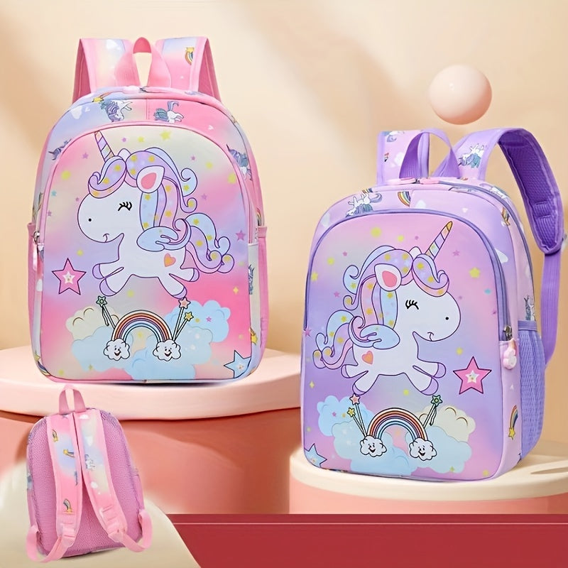 Children's Fantasy Princess Backpack With Side Net Pocket