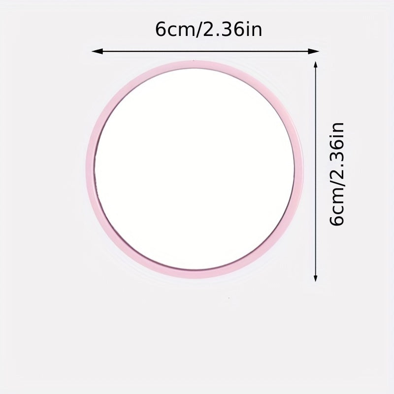 Portable Round HD Mirror for Travel Camping and Home