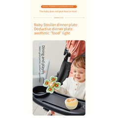Baby Stroller Tableware for Dining - Stroller Tray