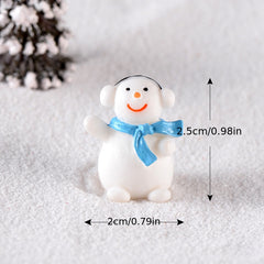 Santa Claus Snowman Christmas Accessory Micro Landscape Socks Gift
