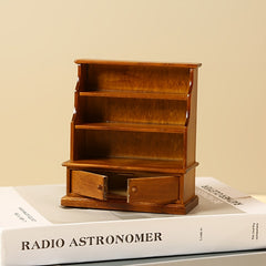 Mini Dollhouse Furniture Storage Cabinet for Study Living Room Display