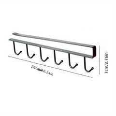 Multifunctional Kitchen Hook Under Cabinet Hanging Rack Storage Hook