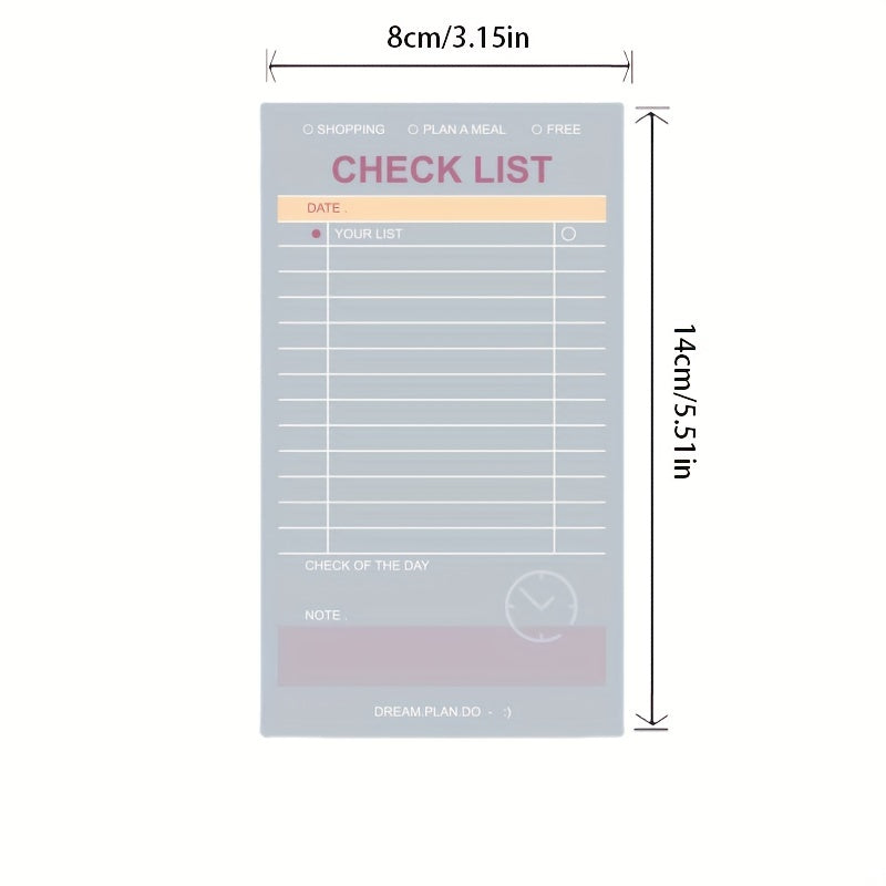 50 Sheets Daily Planner Functional Note Paper Book