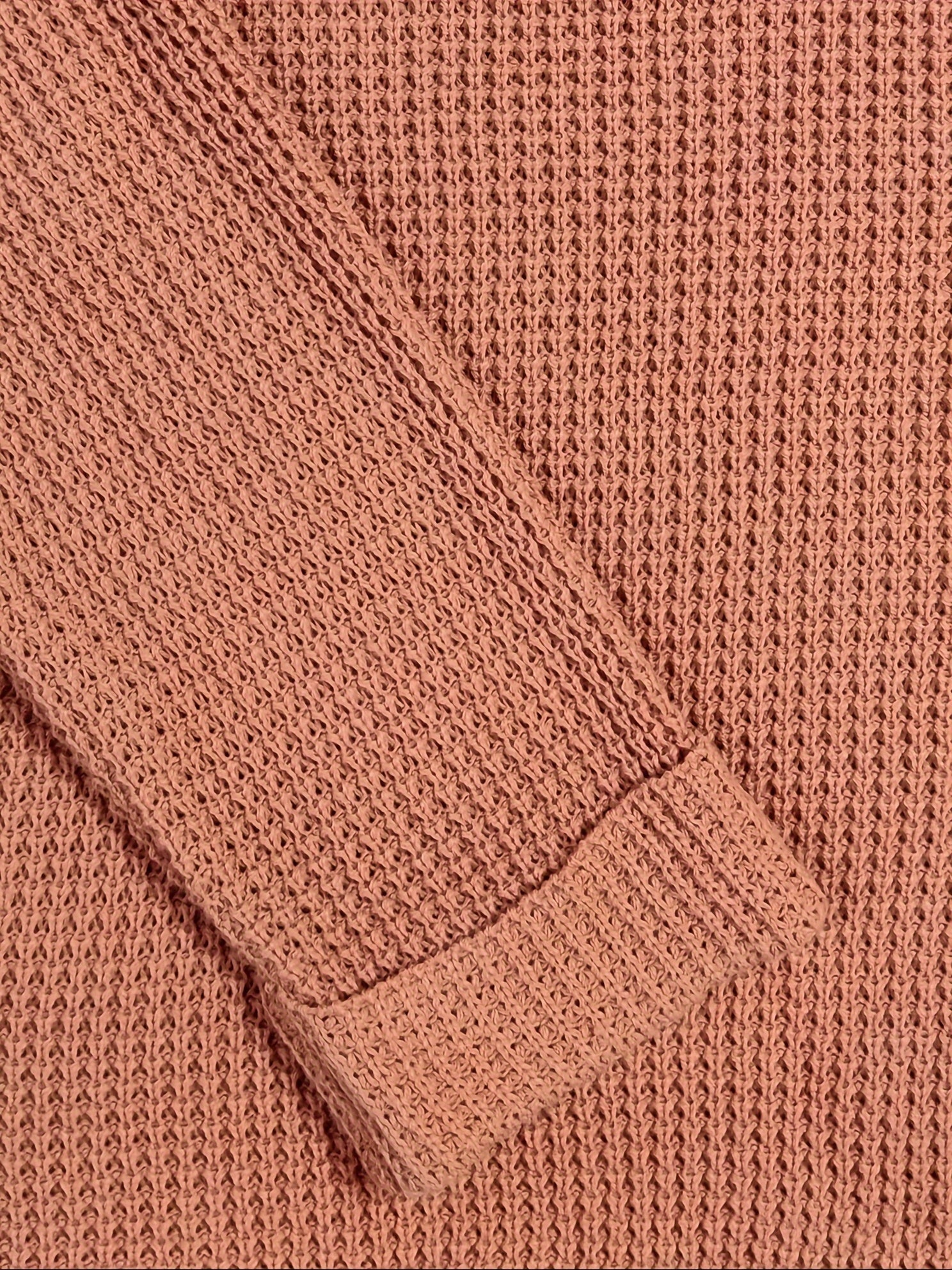  Solid Turtleneck Chunky Knit Sweater