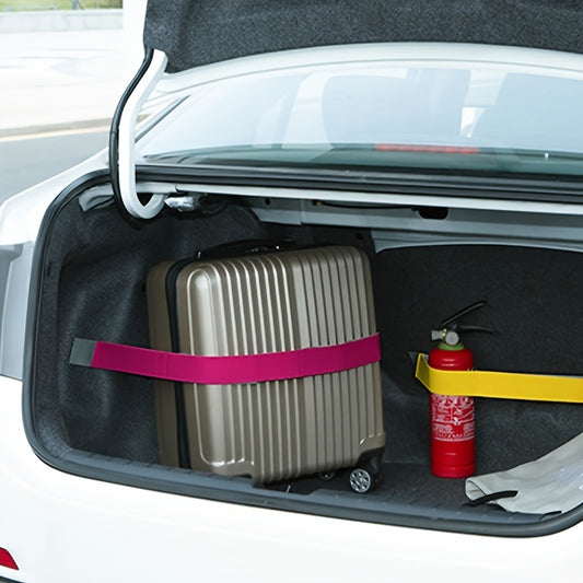 Car Trunk Security Kit: Adhesive Tape Hooks, Lock, and More