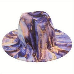 Printed Versatile Sunshade Bucket Hat Double sided Sun Hat for Men Women
