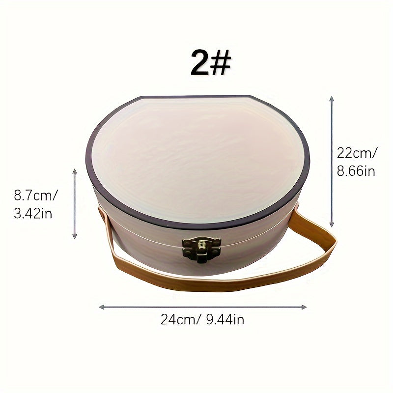3pcs Oval Shape Gift Wrapping Box Set Wedding Decoration Supplies