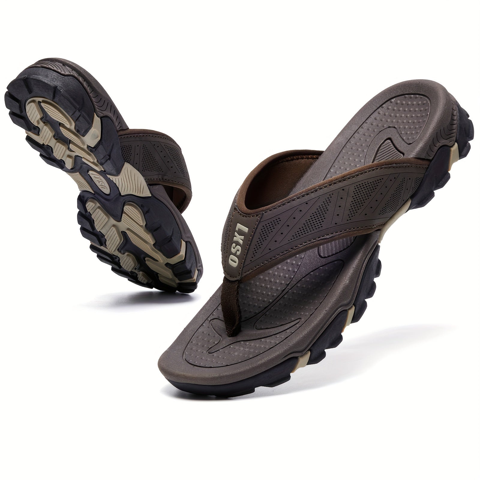 Men's Lightweight Comfortable Non Slip Flip Flops for Summer