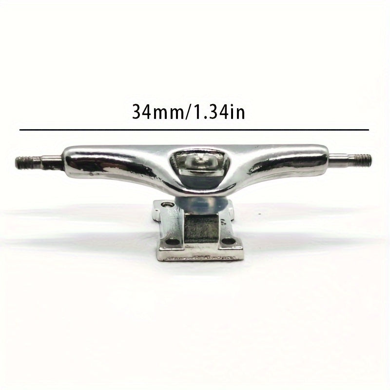 Pro Finger Skateboard Truck 34mm Single Axle Bracket Bridge