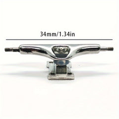 Pro Finger Skateboard Truck 34mm Single Axle Bracket Bridge
