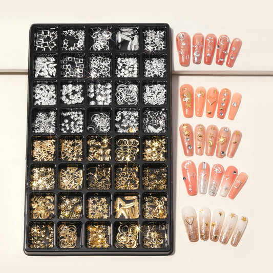 40 Cells Nail Art Decoration Storage Box