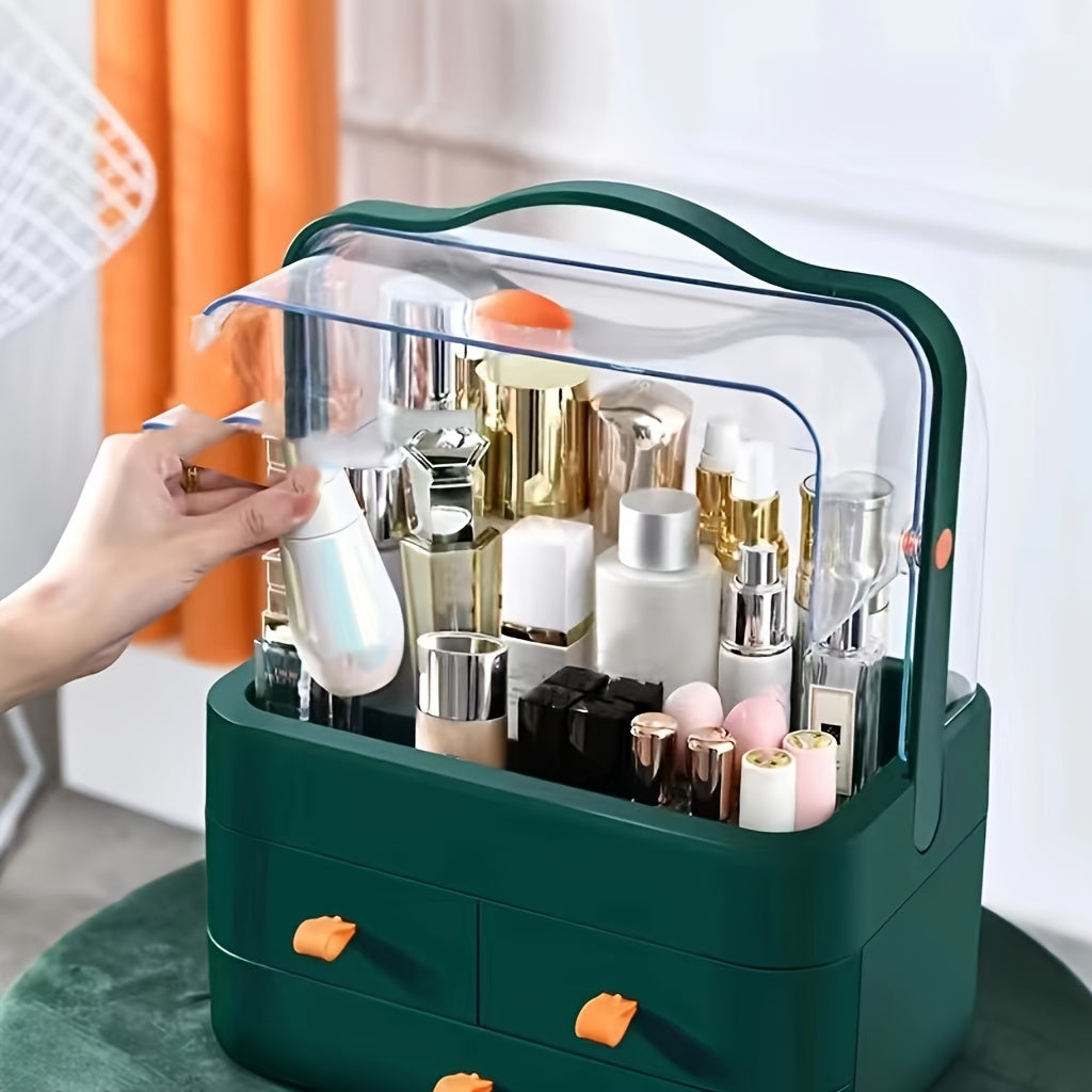 Large Capacity Makeup Organizer with Storage Drawers