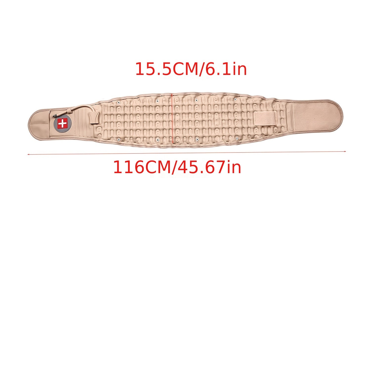 Inflatable Lumbar Traction Belt for Herniation Relief