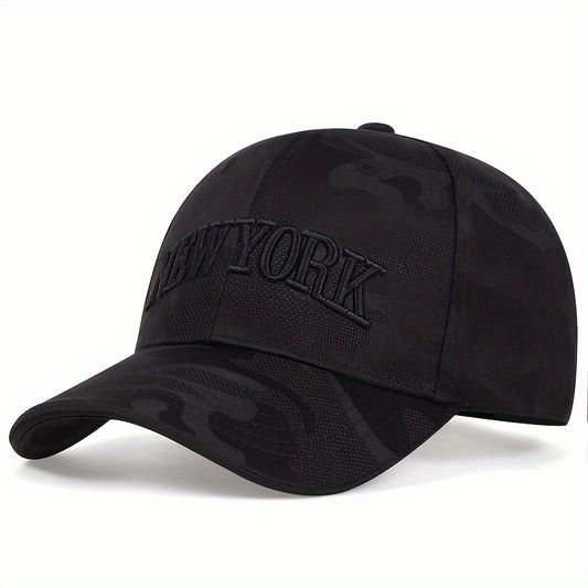 Men's Embroidered Letter Baseball Cap Sun Protection Mesh Cap