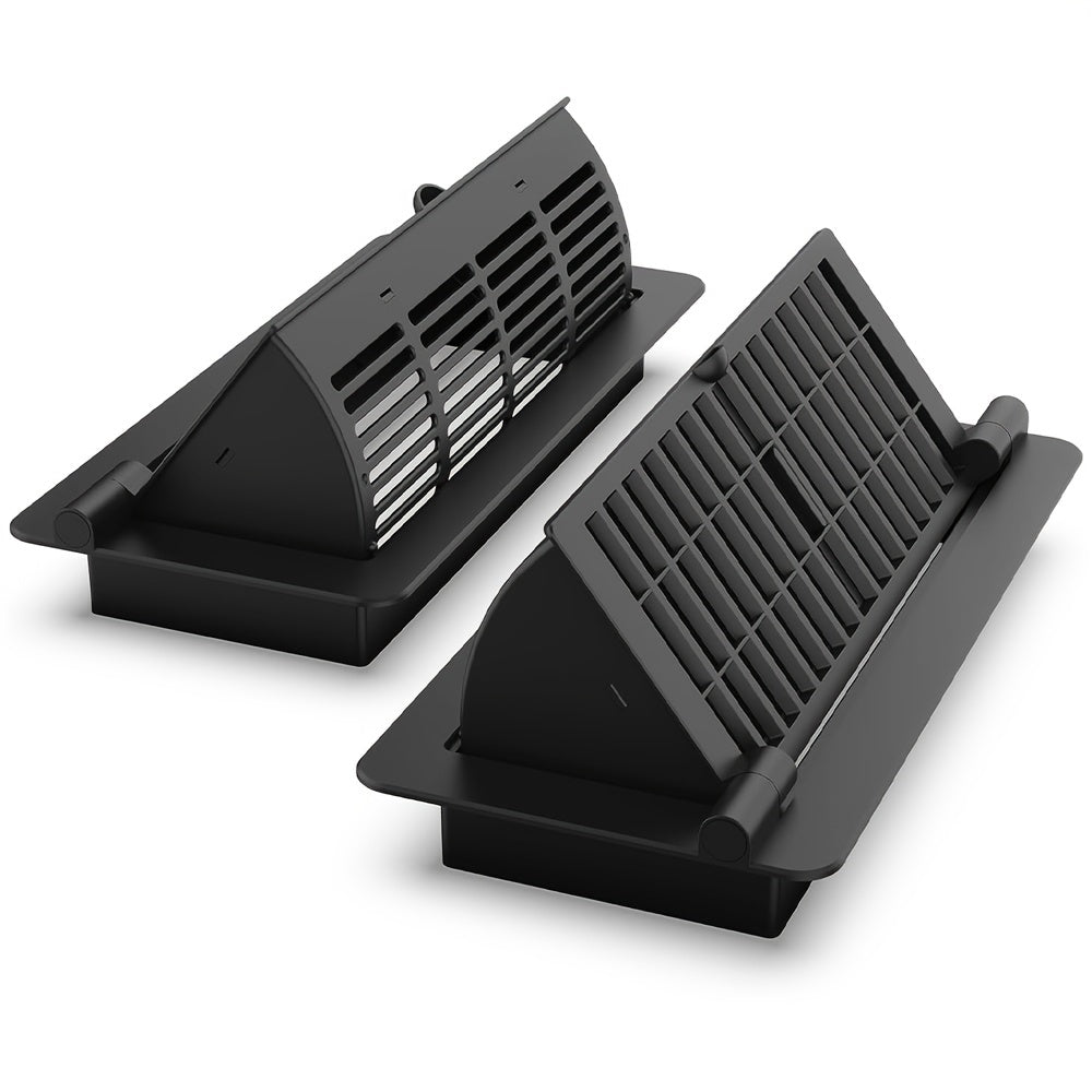 2pcs Floor Vent Covers 10x25.4 cm Air Vent Deflectors for Home Office Ceiling