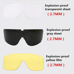 Military 3 Lens Protective Goggles Windbreak Army Tactical Glasses