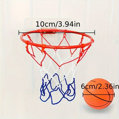 Mini Basketball Hoop Toy for Kids, Wall-Mounted Shooting Rack