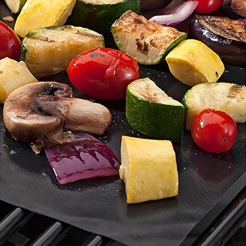 1pc BBQ Non stick Barbecue Mat Set Teflon High Temperature Resistant Mat