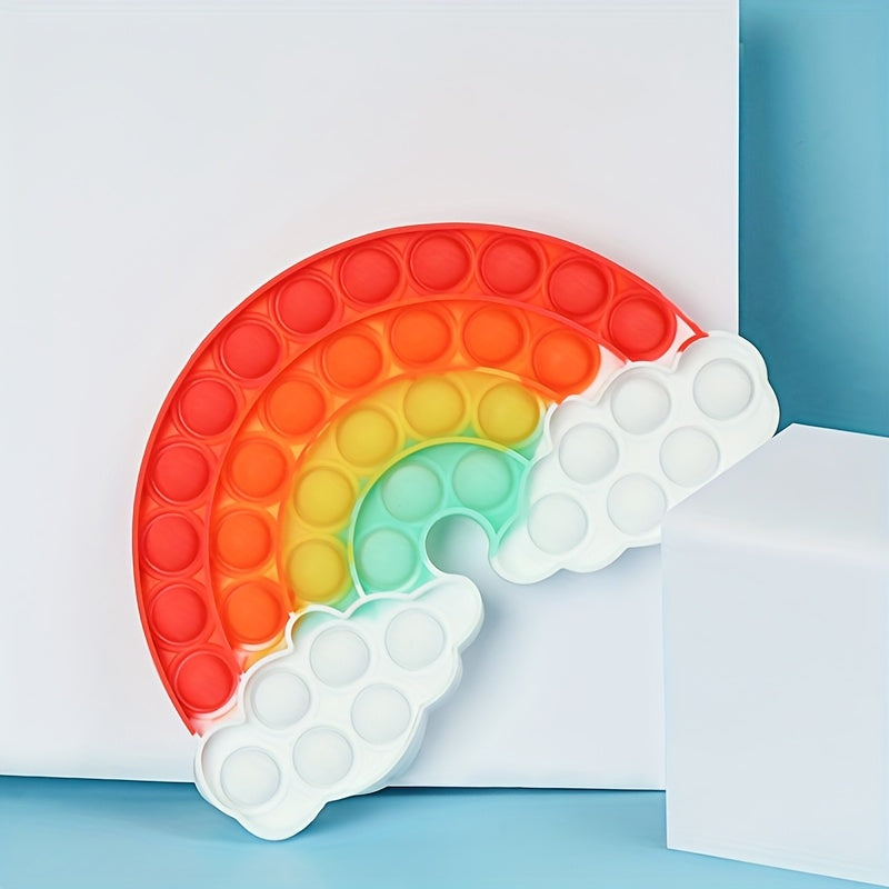 Colorful Cloud Bubble Squeeze Finger Toy