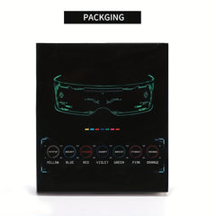 LED Bar Prop Glasses Men's Punk Costume Dance Party Props