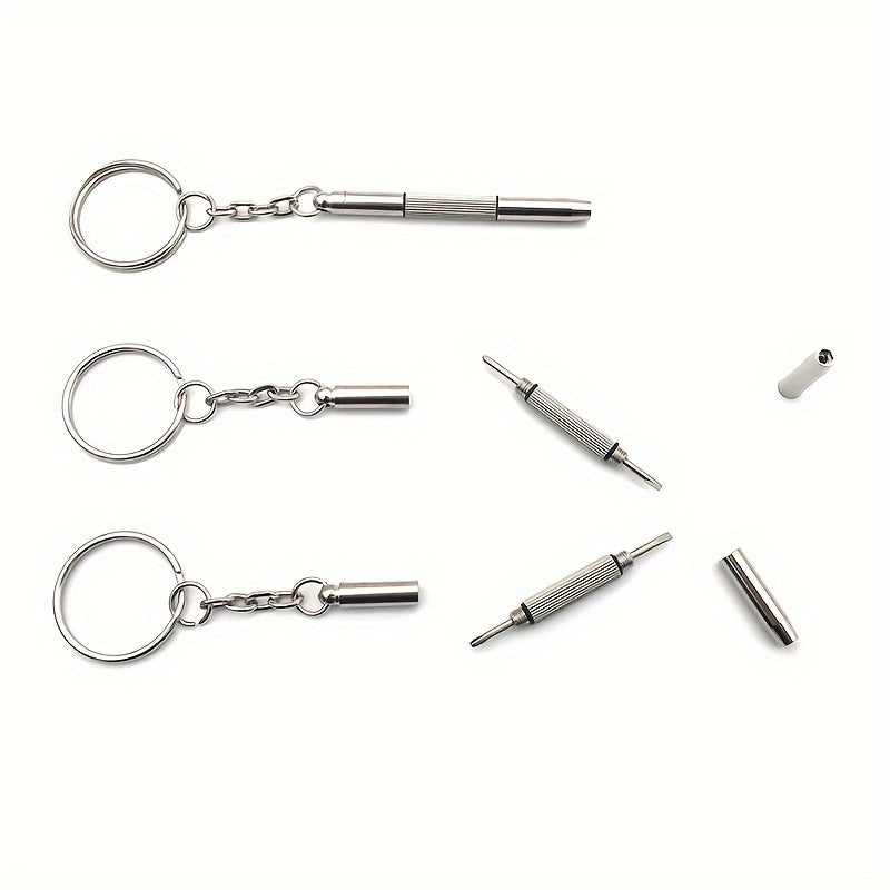 Mini Screwdriver Keychain Repair Tool for Eyeglass Goggles Lenses