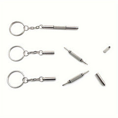 Mini Screwdriver Keychain Repair Tool for Eyeglass Goggles Lenses