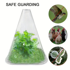 10pcs Plant Bell Cover Protects Plants From Birds 21x19x19cm