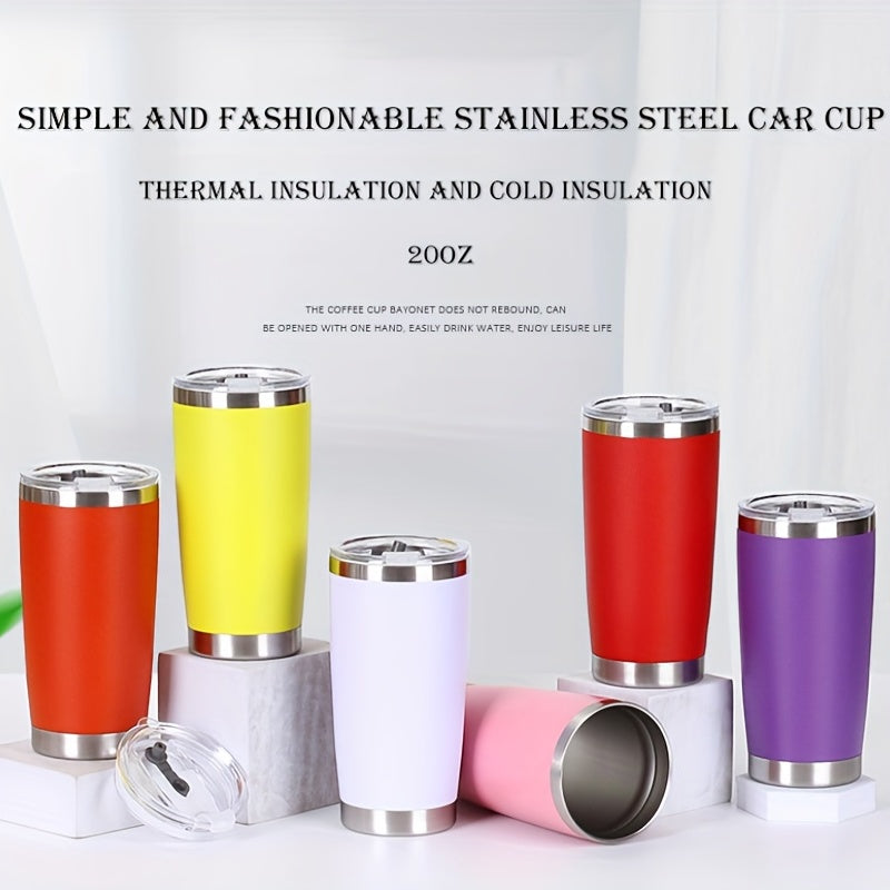 Stainless Steel Insulated Tumbler with Lid - Travel Coffee Mug