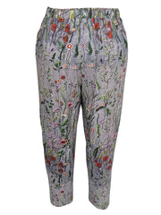  Women's Floral Print Harem Trousers