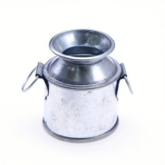 Miniature Dollhouse Milk Jug and Iron Bucket Model