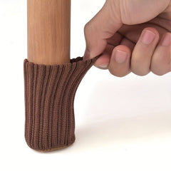 4pcs Wool Chair Foot Cover Wear-resistant Step Protection