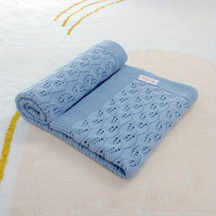 Soft Knitted Baby Blanket for Bed Sofa Camping