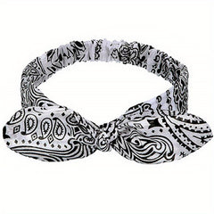 Boho Style Headband Cross Knotted Hair Band Stretchy Bandana